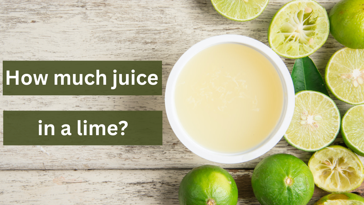 how much juice in a lime