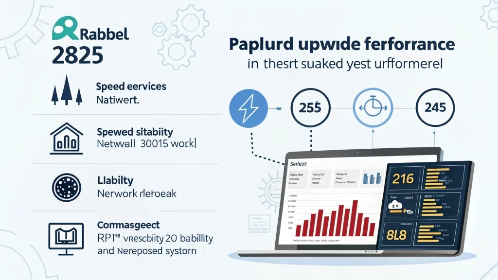 Illustration of software ralbel28.2.5 with performance statistics and graphs.