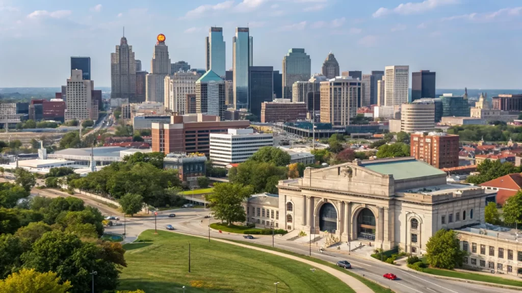 Overlooking the dynamic real estate growth in Kansas City’s expanding residential areas