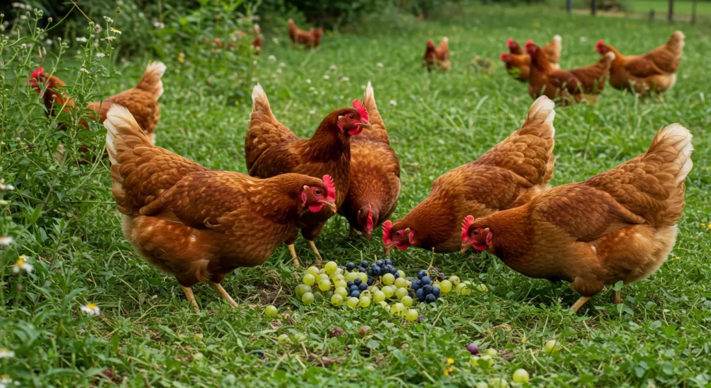 can chickens eat grapes
