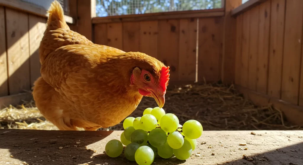 can chickens eat grapes