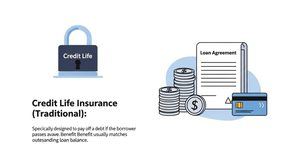 what type of life insurance are credit policies issued as